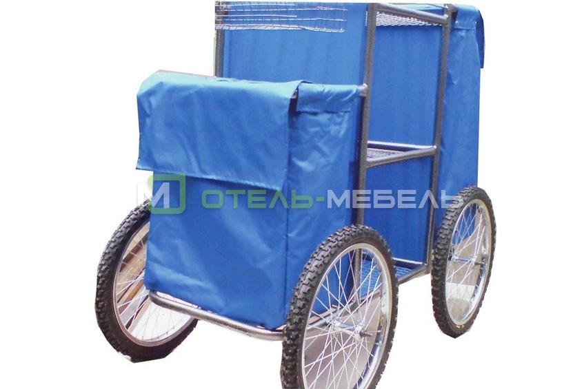 Тележка для горничных на велосипедных колесах для работы по песчаным пляжам, ТГ3