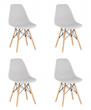 Стул Style DSW светло-серый x4
