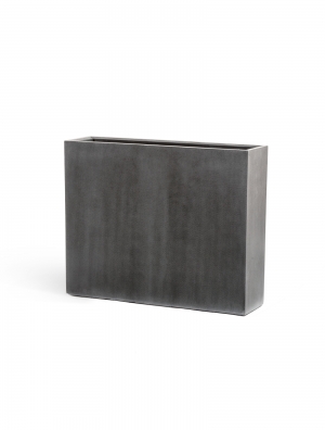 Кашпо TREEZ Effectory - серия Beton - Высокий Дивайдер - Тёмно-серый бетон